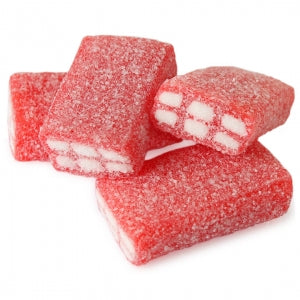 Sour Strawberry Bricks (Fizzy)